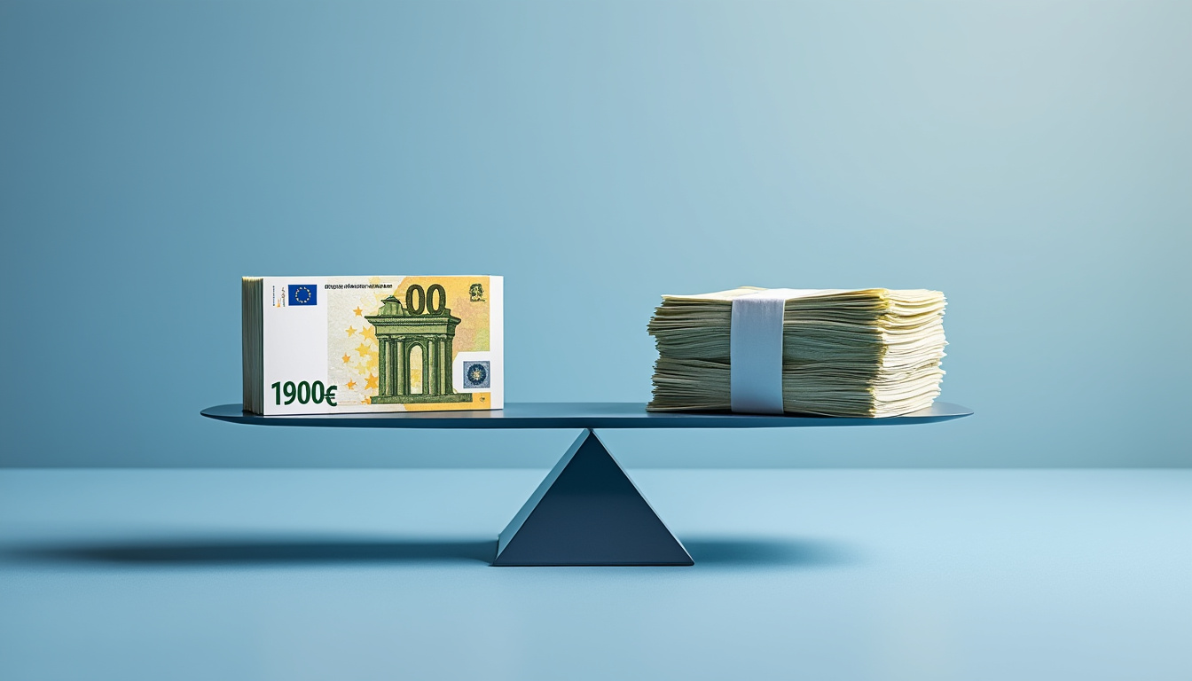 ​Quelle est la conversion en net d&rsquo;un salaire brut mensuel de 1 970 € ?​
